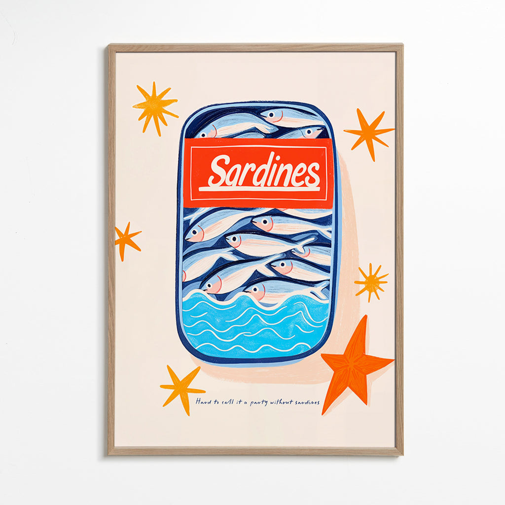 Køkkenkunst: illustreret sardindåse