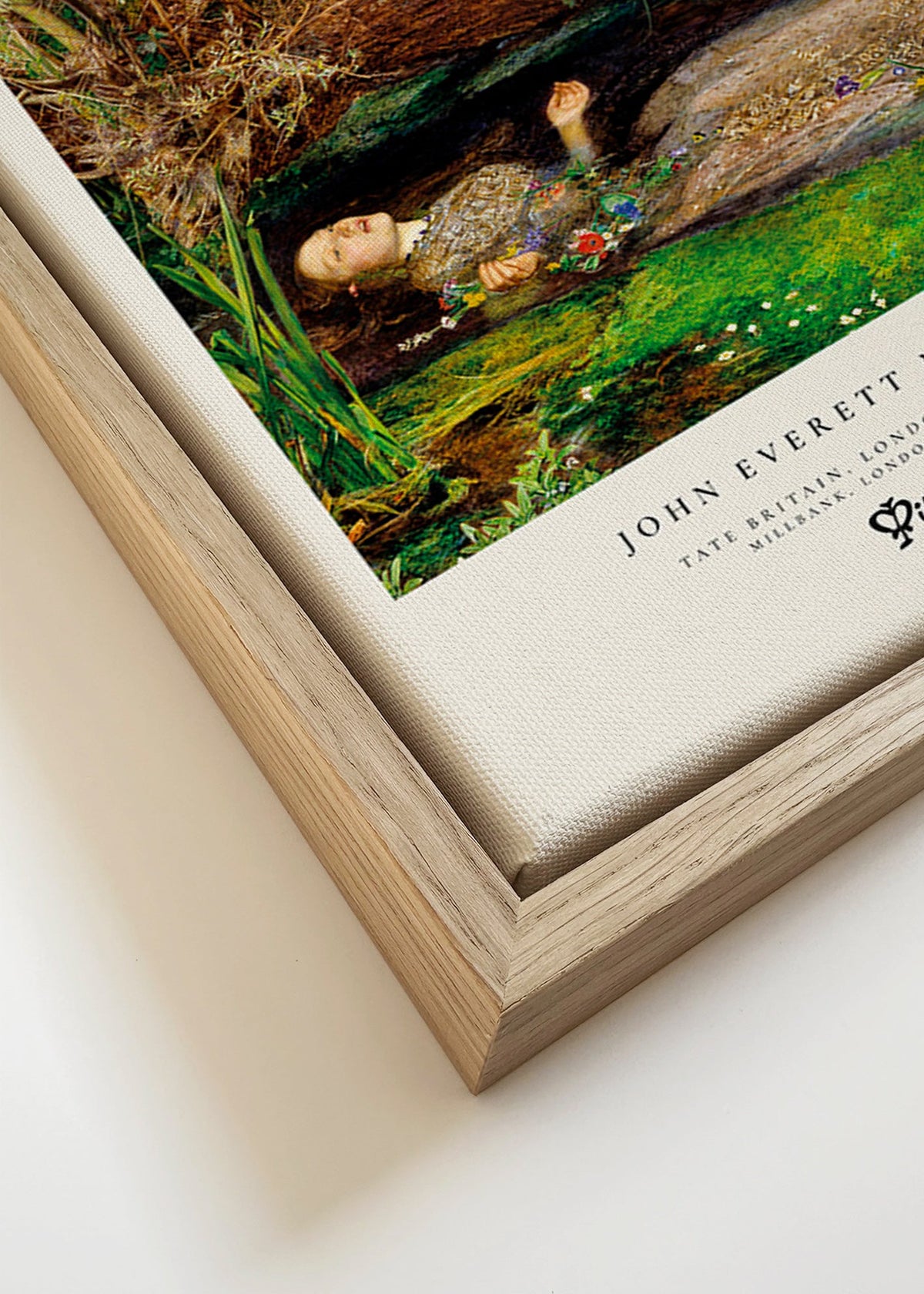 Botanisk plakat Ophelia ved bækken