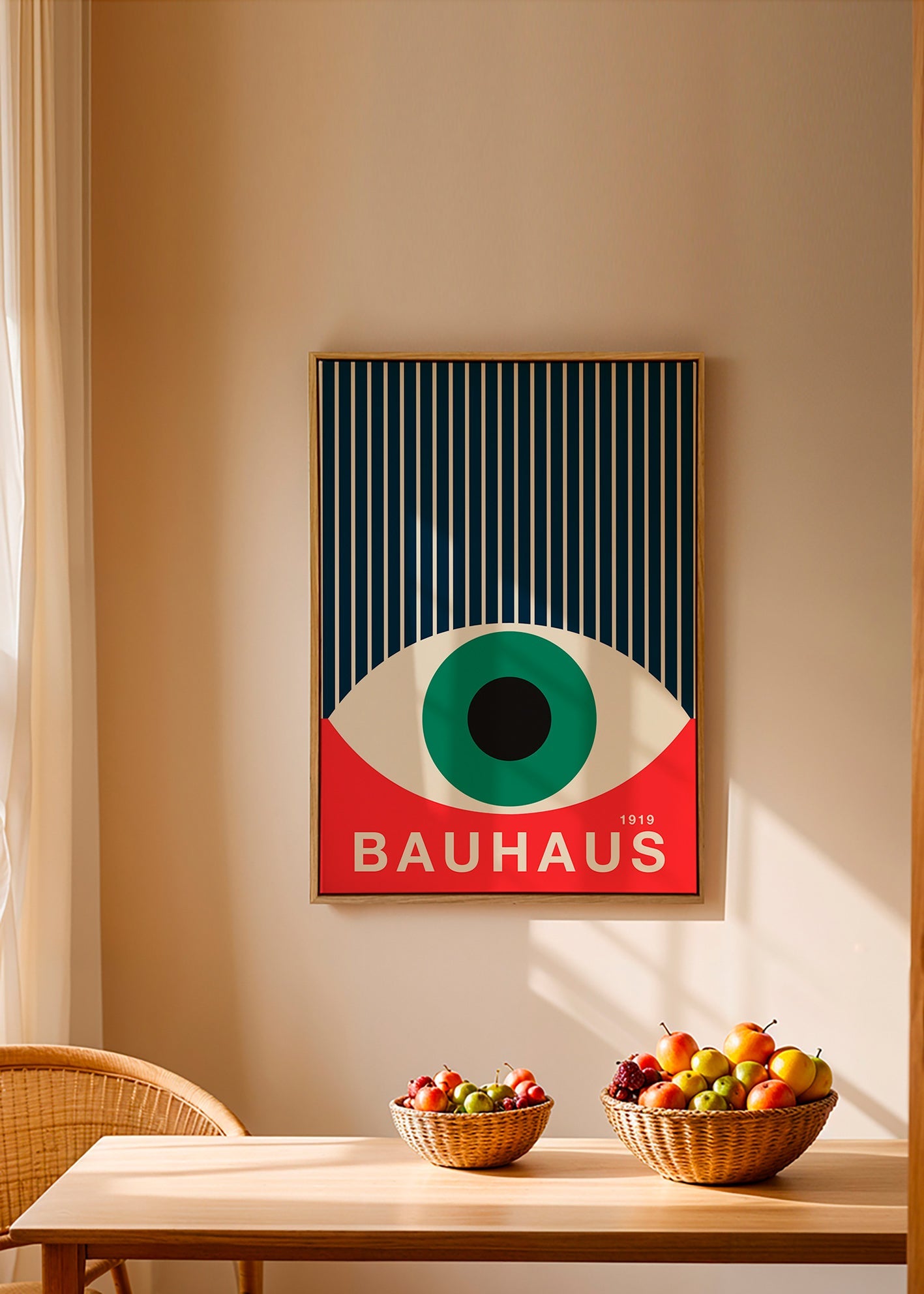 Bauhaus øje illustration