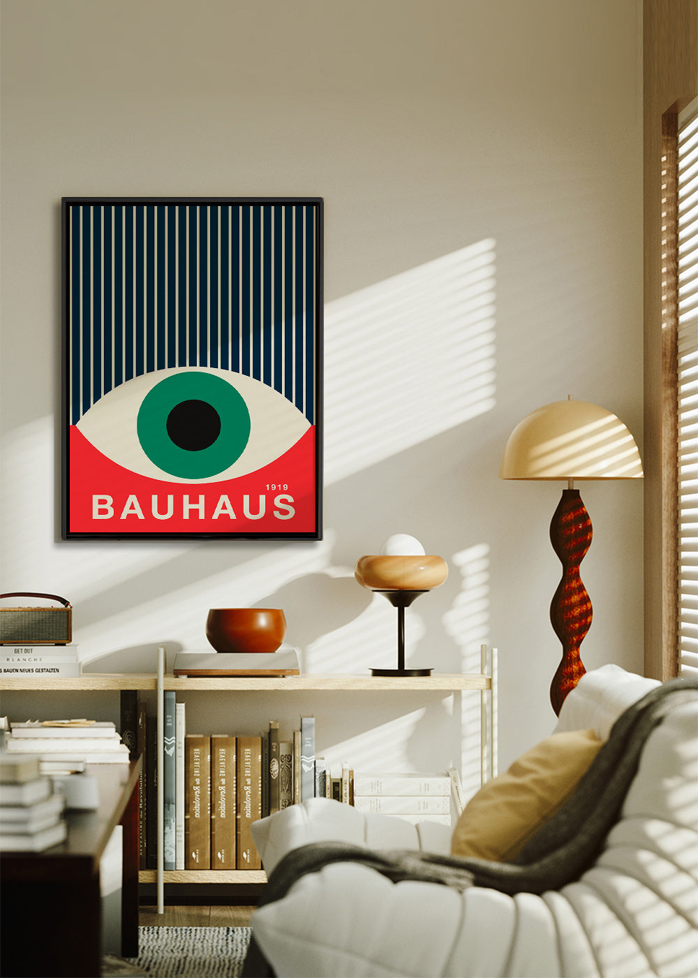 Bauhaus øje illustration