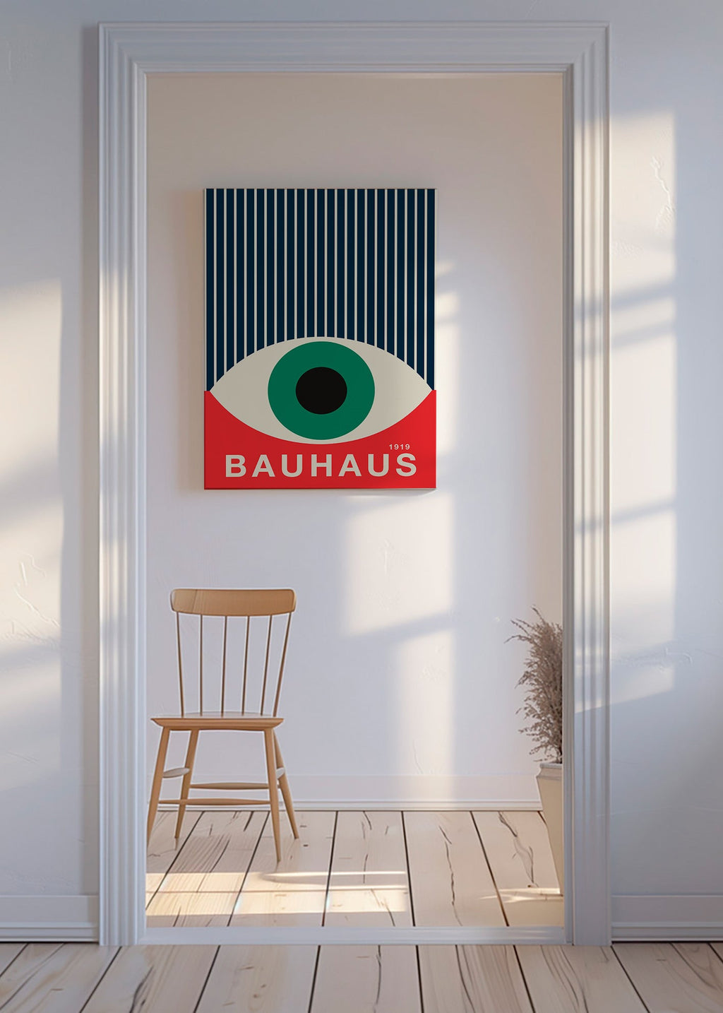 Bauhaus øje illustration