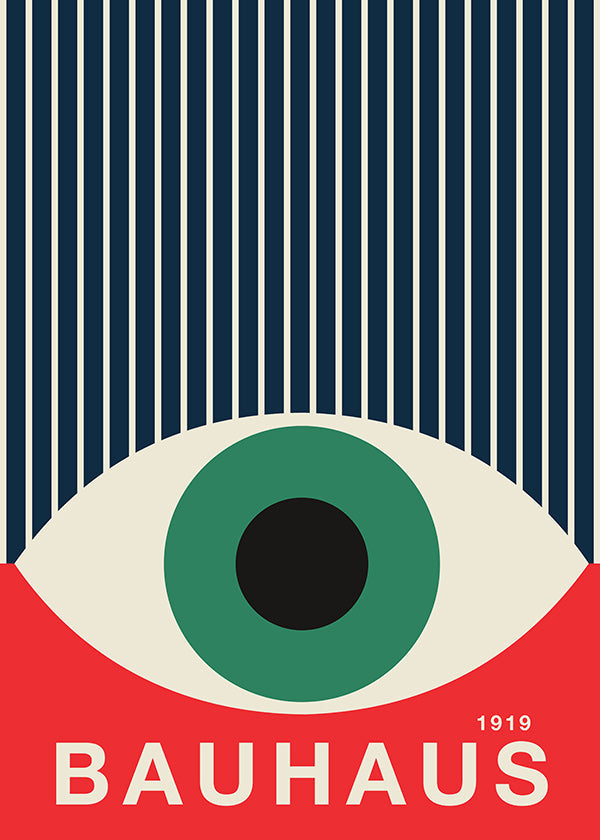 Bauhaus øje illustration