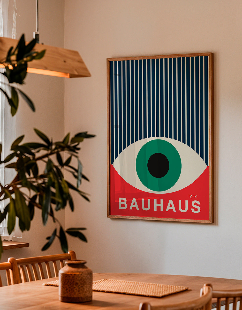 Bauhaus øje illustration