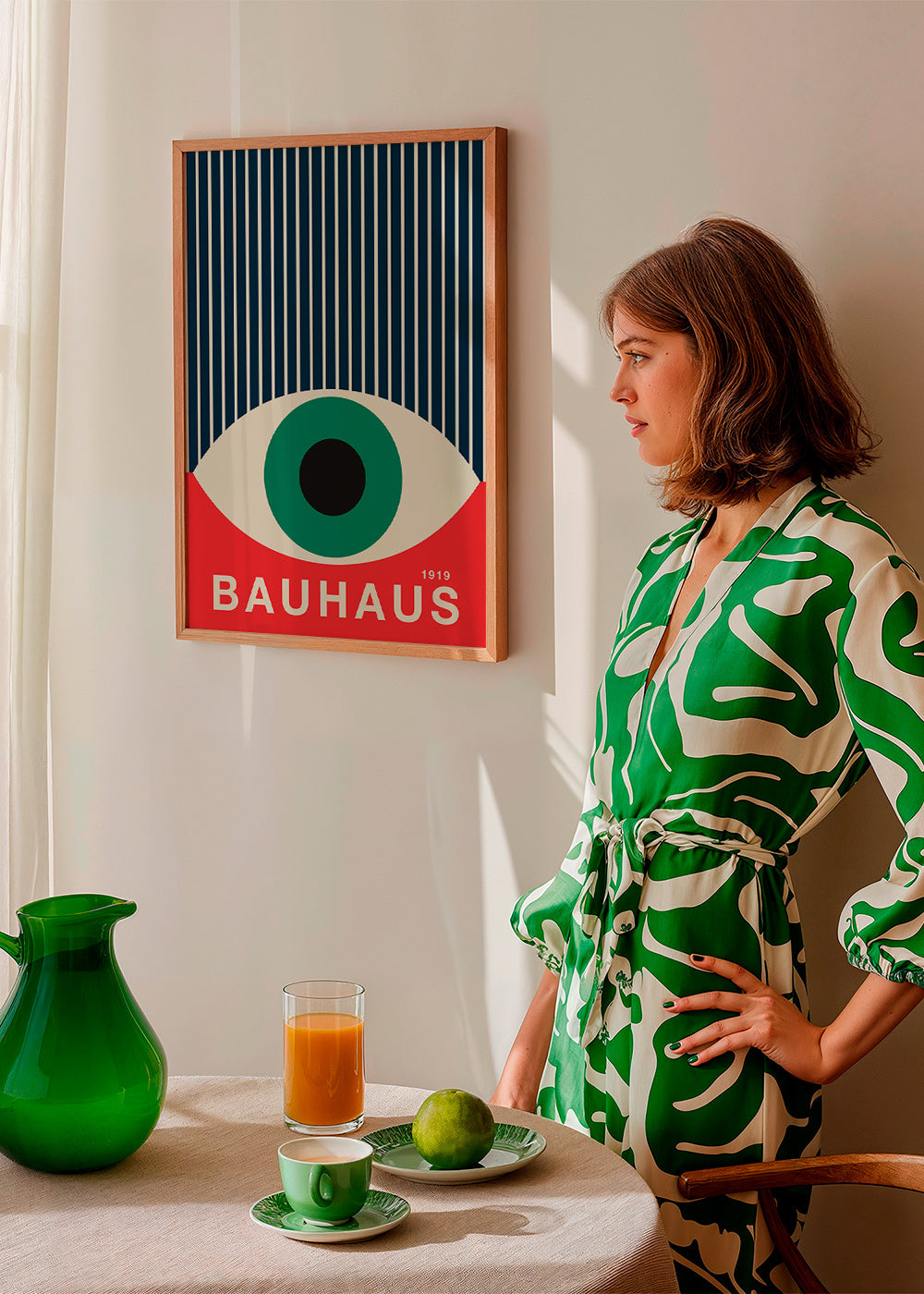 Bauhaus øje illustration