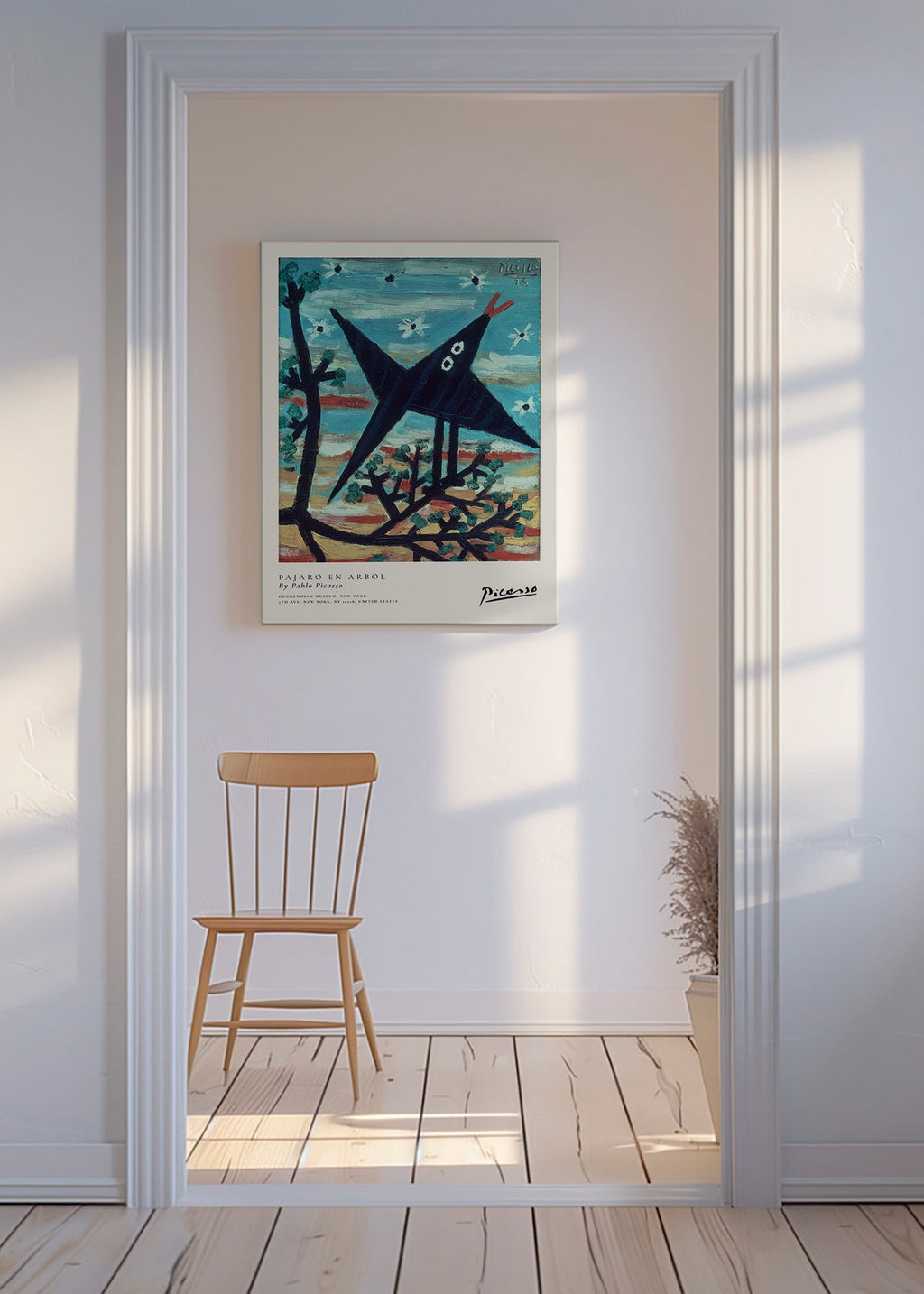 Billede fugl på gren
