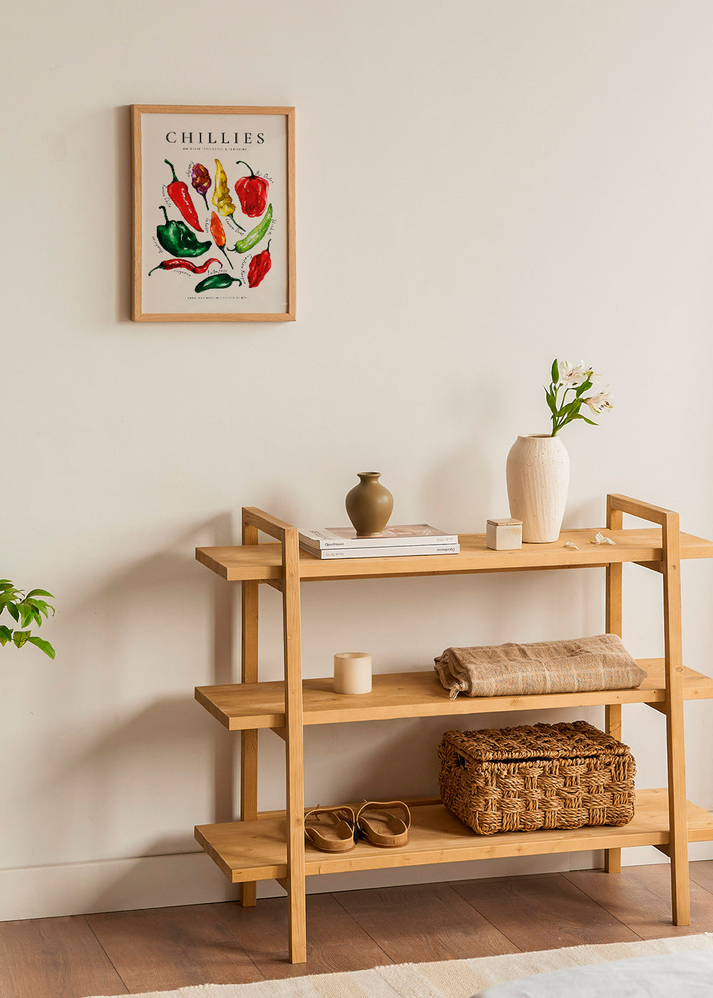 Køkkenkunst Chillies akvarel