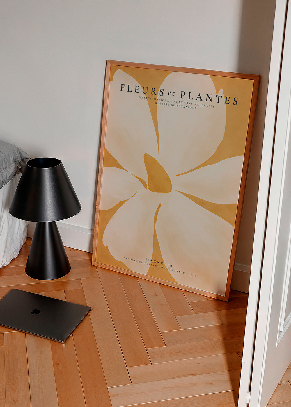Botanisk plakat Magnolia stort format