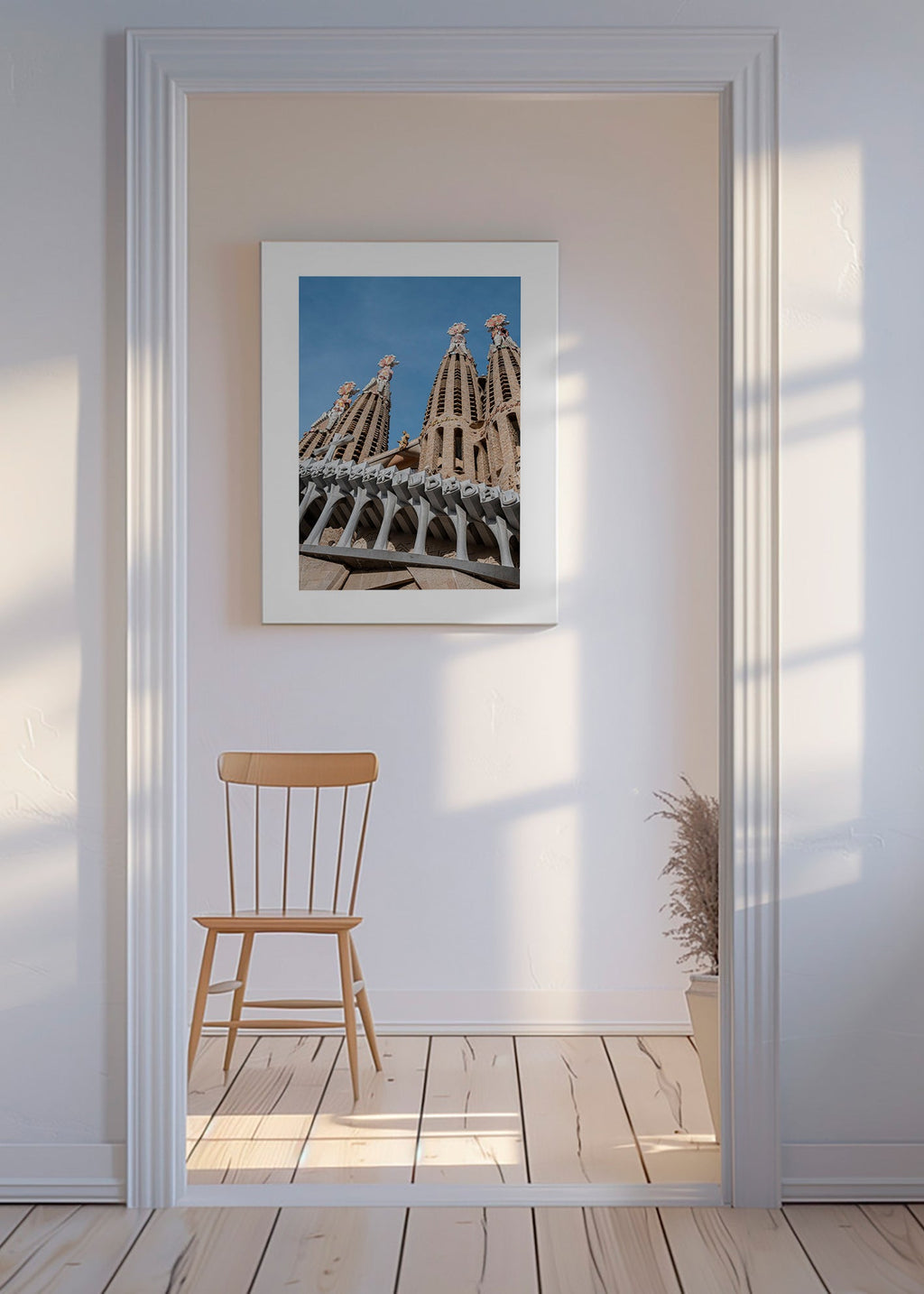 Køkkenkunst Sagrada Família facade lodret