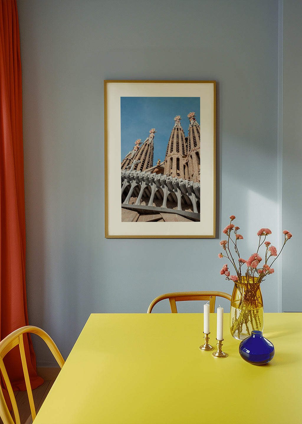 Køkkenkunst Sagrada Família facade lodret