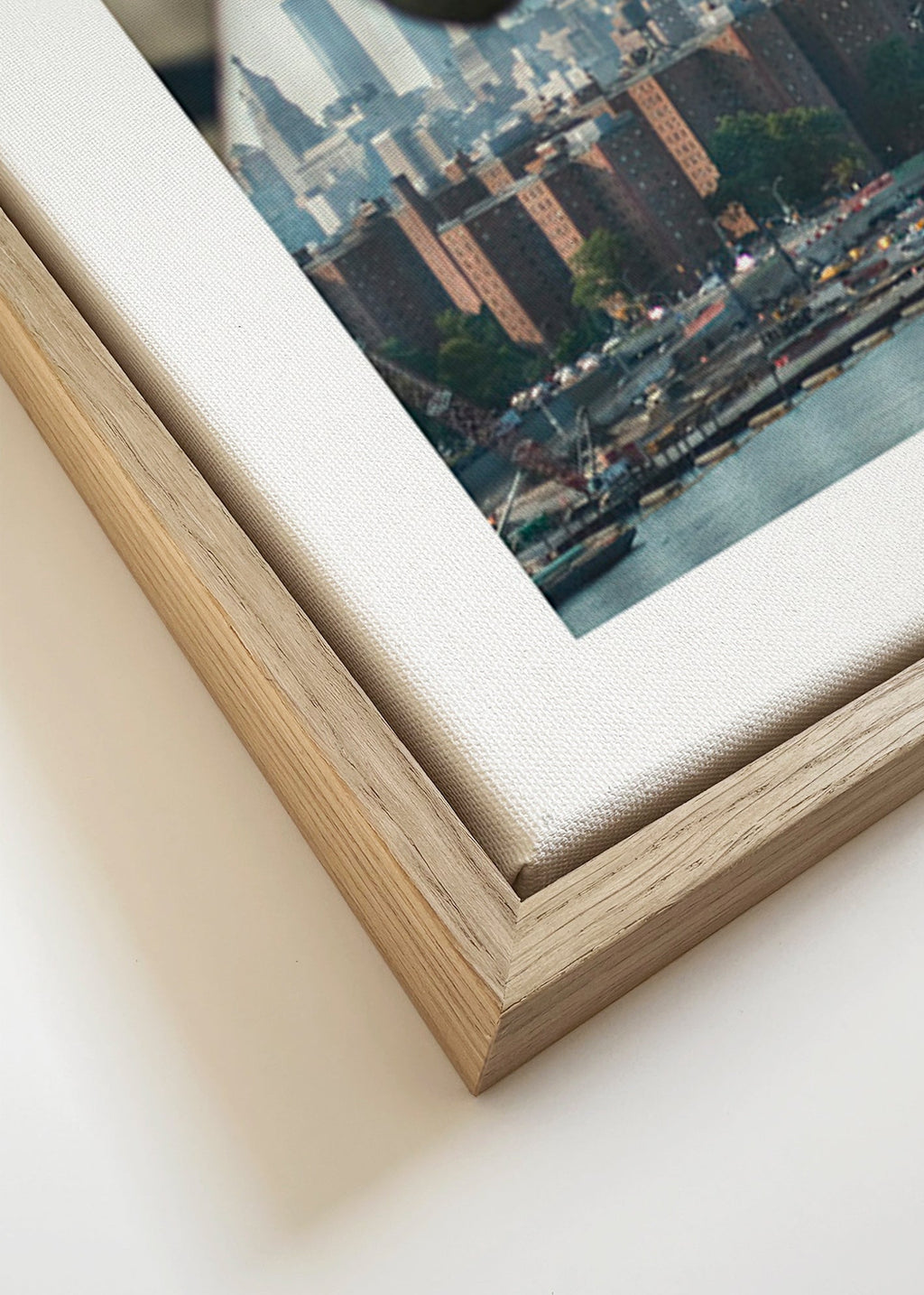 Bykunst Manhattan vindue skyline