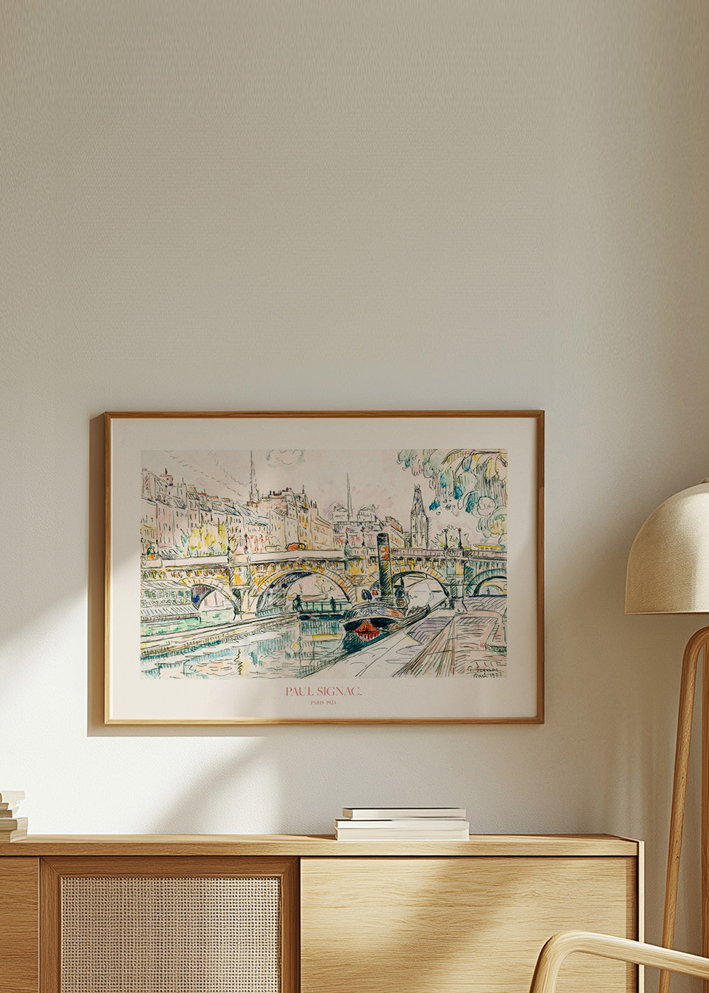 Køkkenkunst: Pont Neuf slæbebåd i blæk og vandfarve – Product3