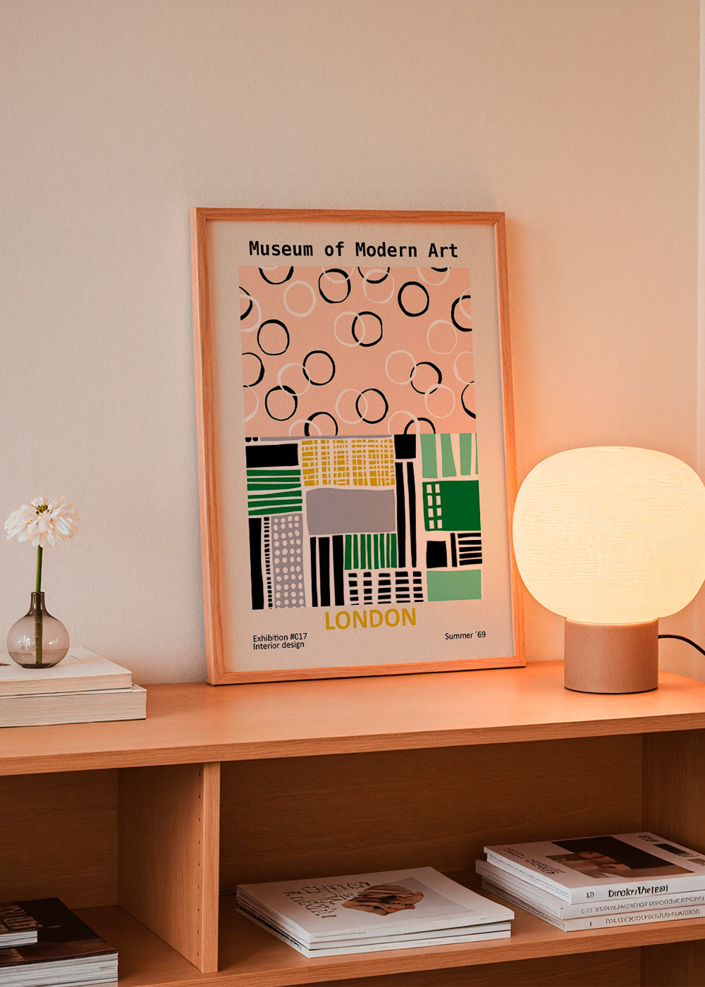 Rejseplakat med typografisk London-motiv – Product1