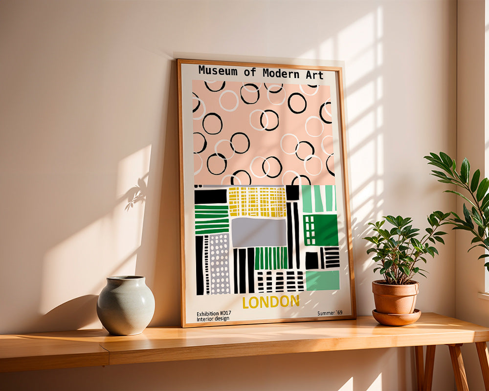Rejseplakat med typografisk London-motiv – Product3