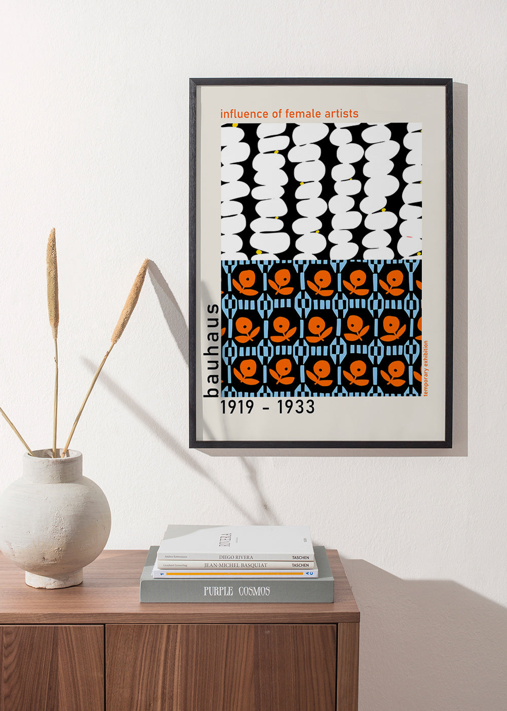 Bauhaus vintage plakat med geometriske motiver – Product1