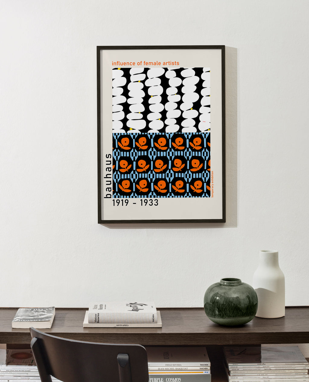 Bauhaus vintage plakat med geometriske motiver – Product2