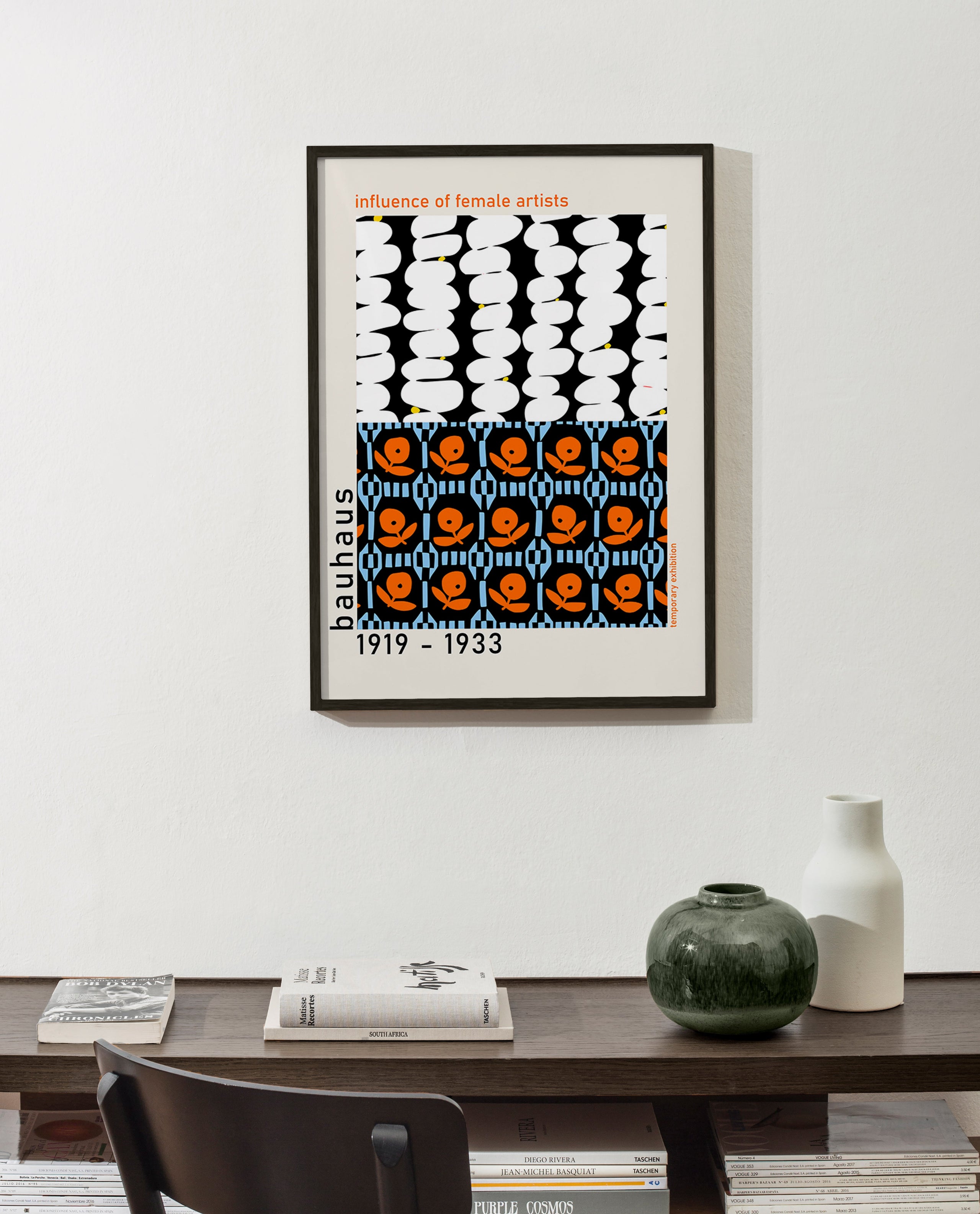 Bauhaus vintage plakat med geometriske motiver – Product2