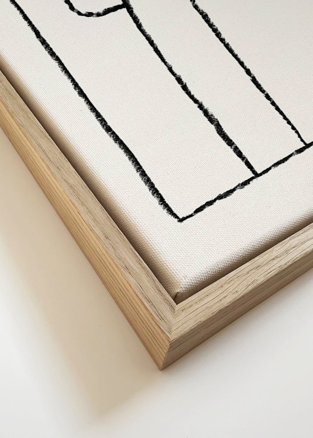Slangeillustration med hat – Canvas detail
