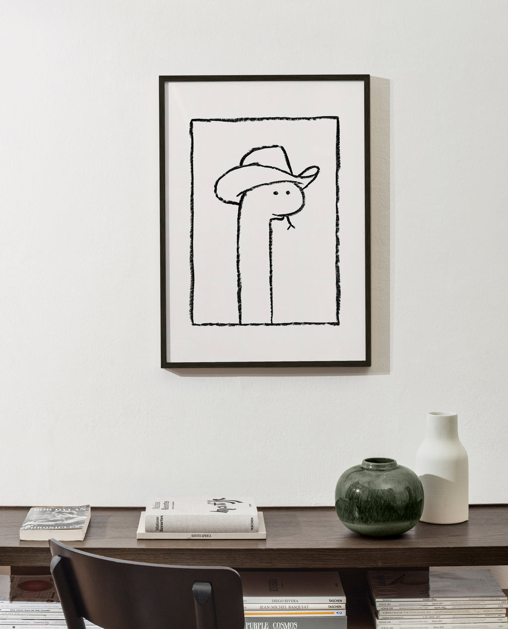 Slangeillustration med hat – Product2
