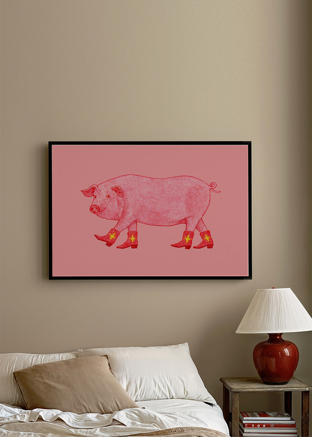 Illustration svin cowgirl – Product3