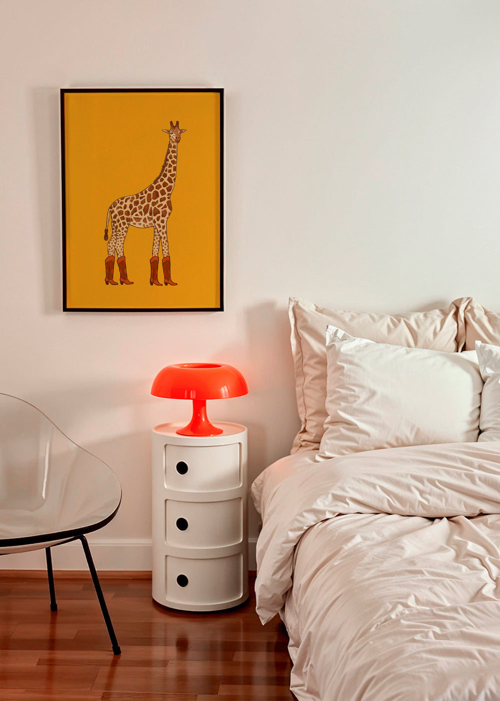Giraf cowgirl illustration – Product2