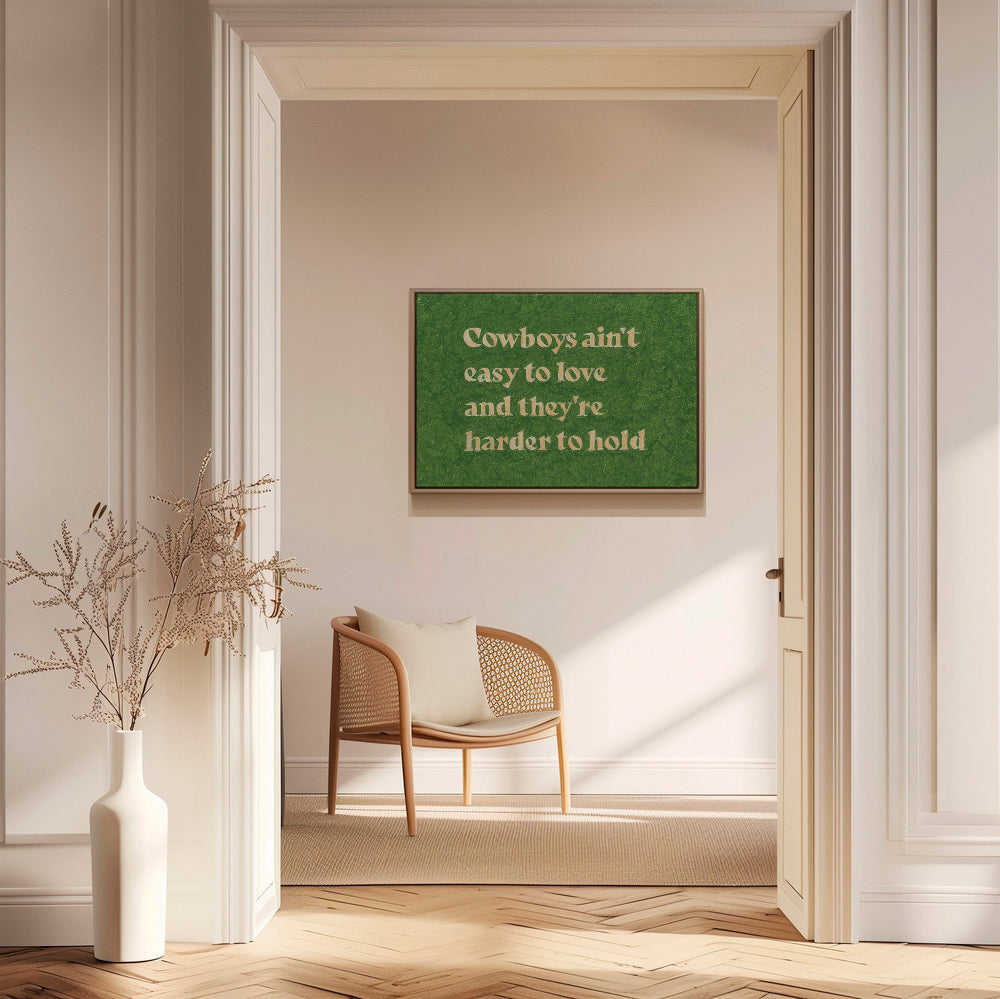 Vintage typografi-plakat med citat – Canvas1