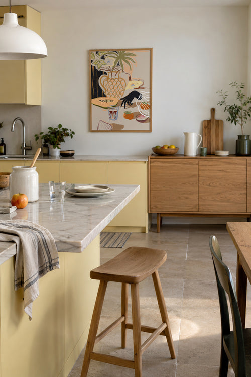 Fruitful Spread - Framed poster in an interior