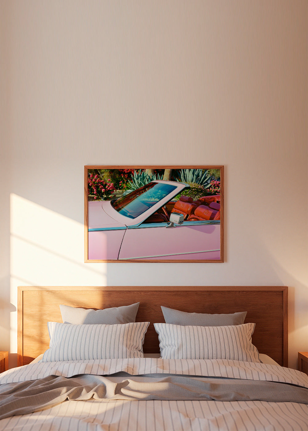 Vintage plakat rosa cabriolet – Product2
