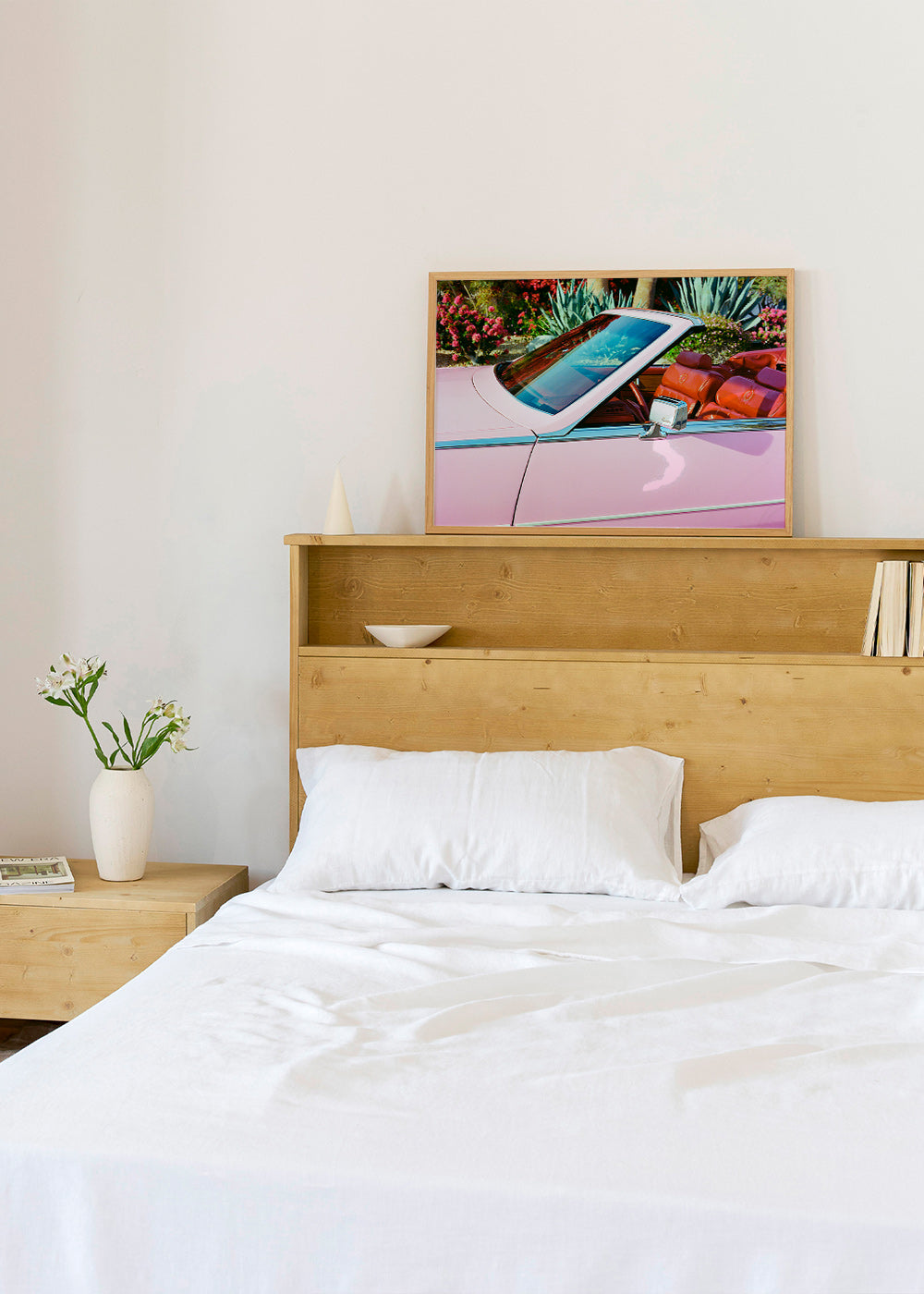 Vintage plakat rosa cabriolet – Product3