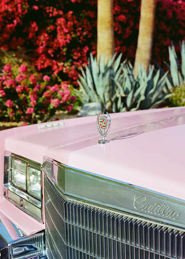 Vintage print Pink Cadillac