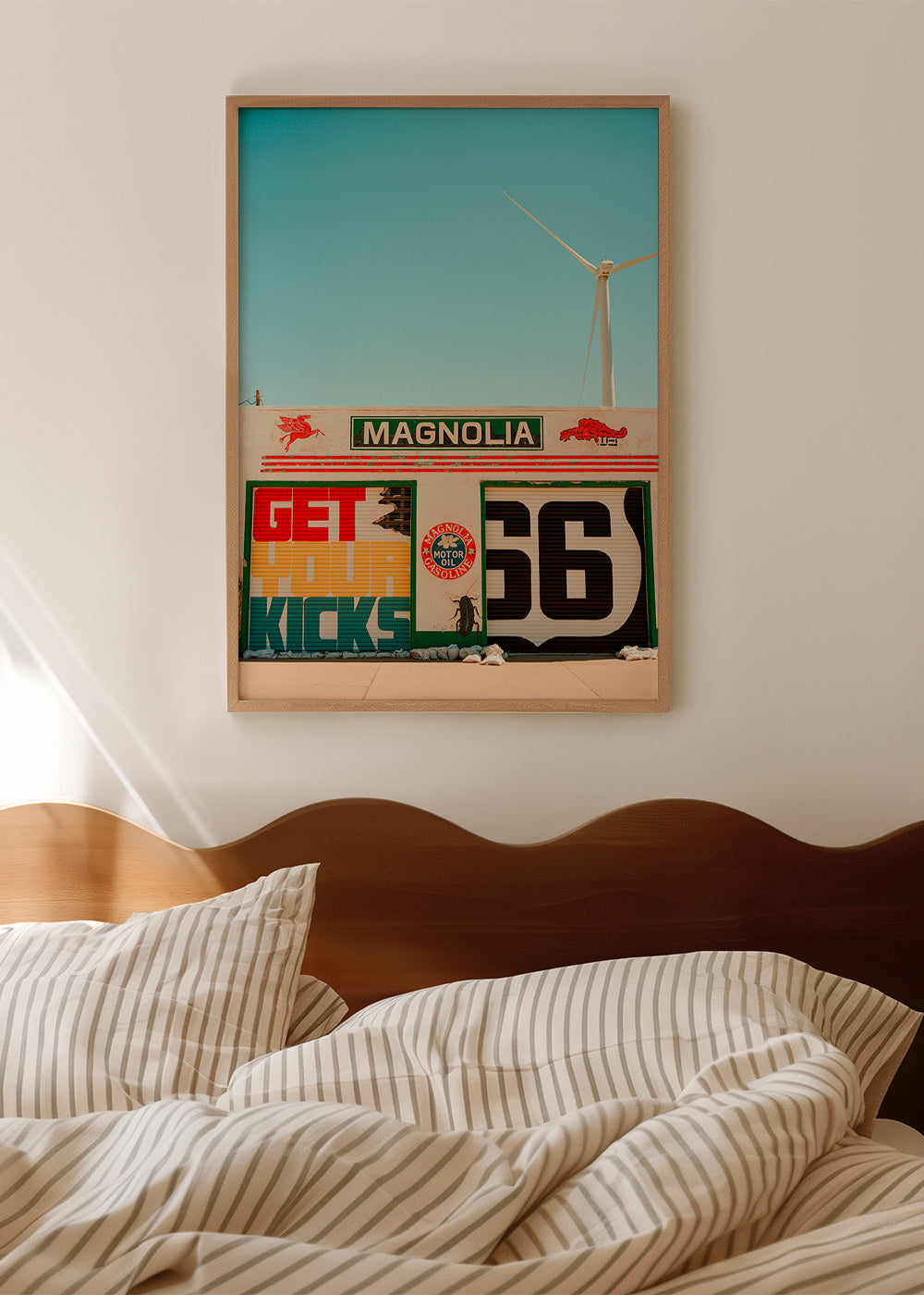 Køkkenkunst Route 66 vægmaleri foto – Product3