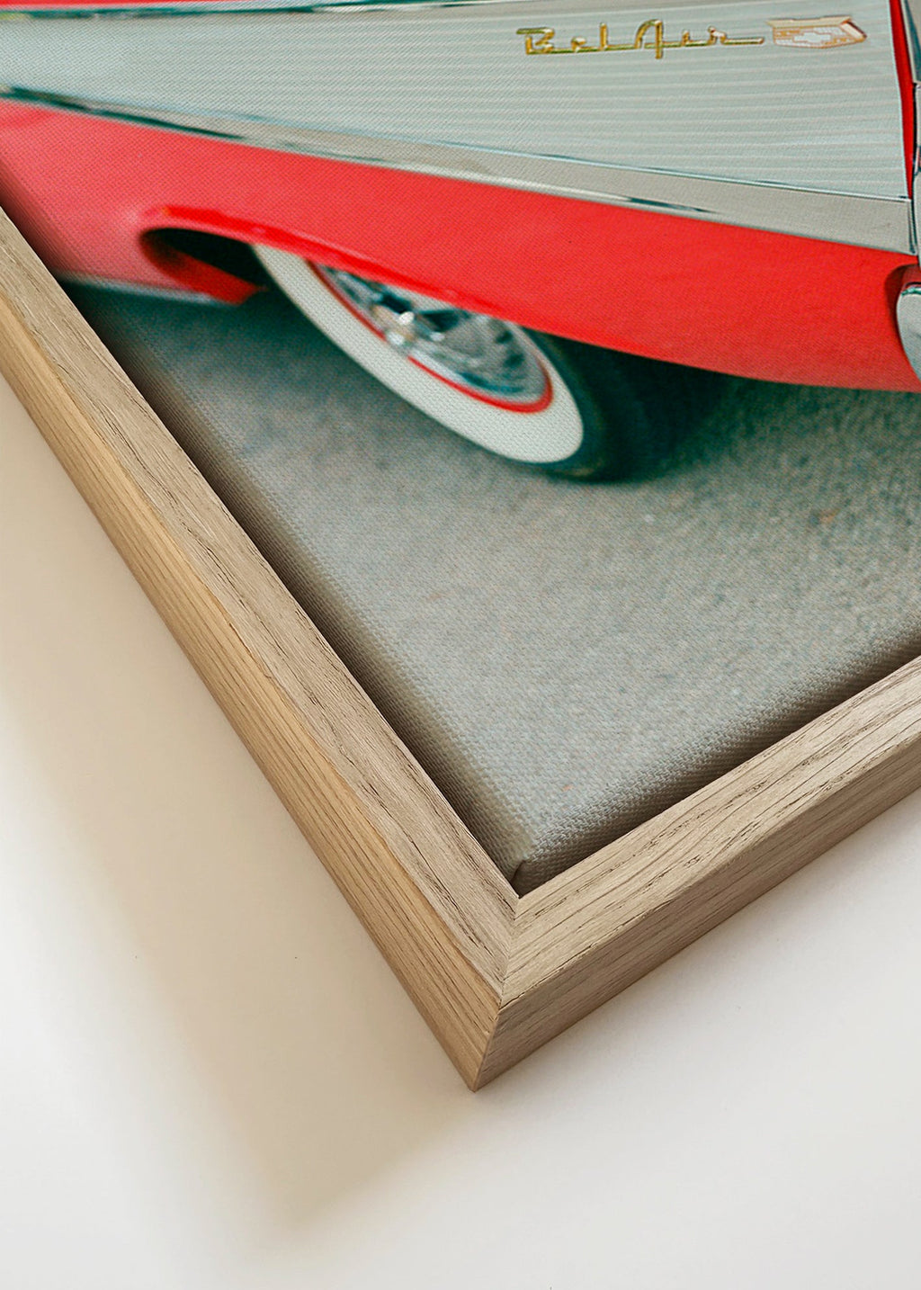 Vintage print klassisk bil – Canvas detail