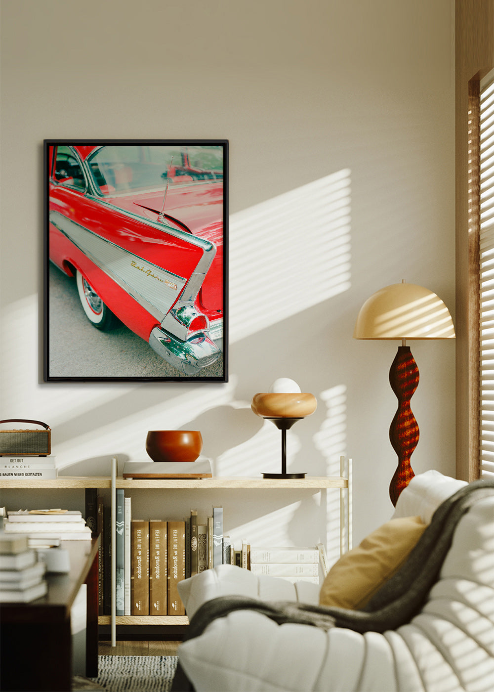 Vintage print klassisk bil – Canvas1