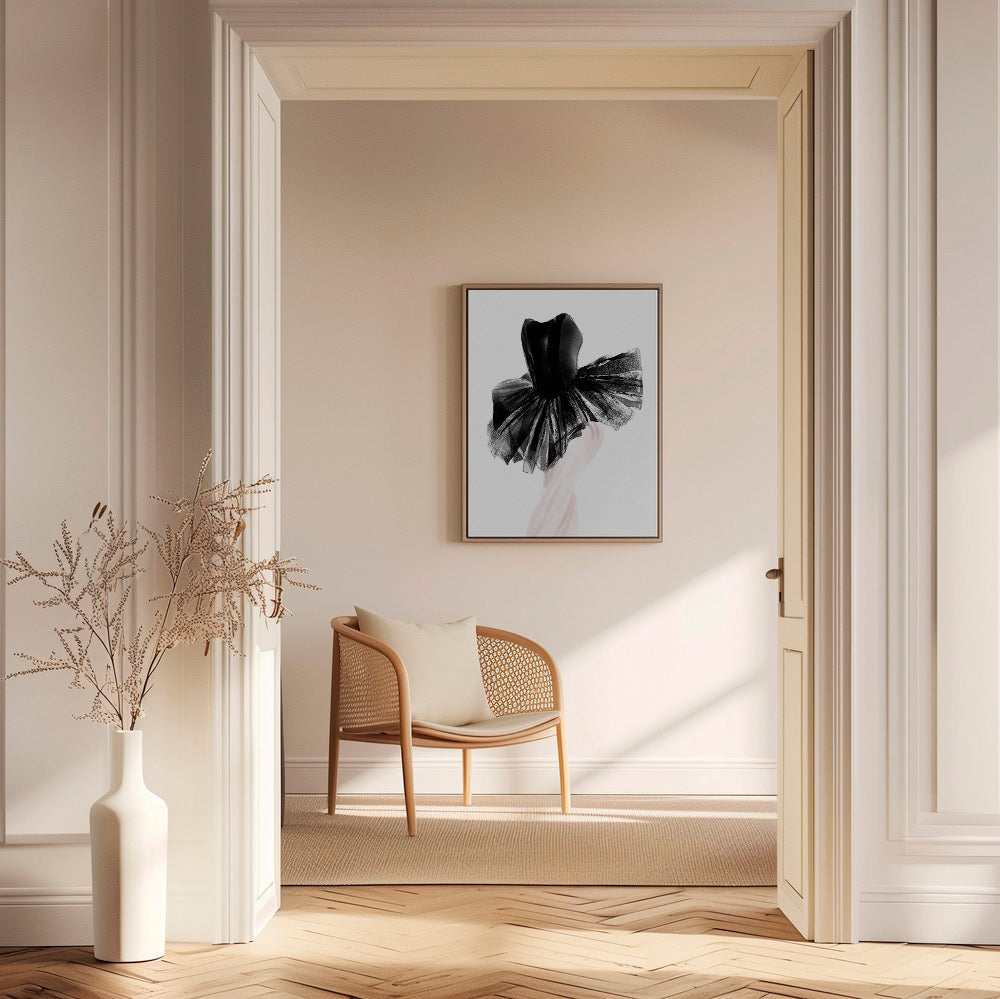 Fotografi af ballerina i sort tutu – Canvas1