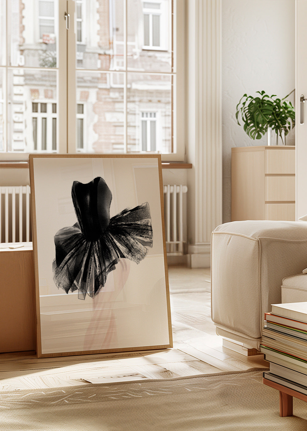 Fotografi af ballerina i sort tutu – Product2