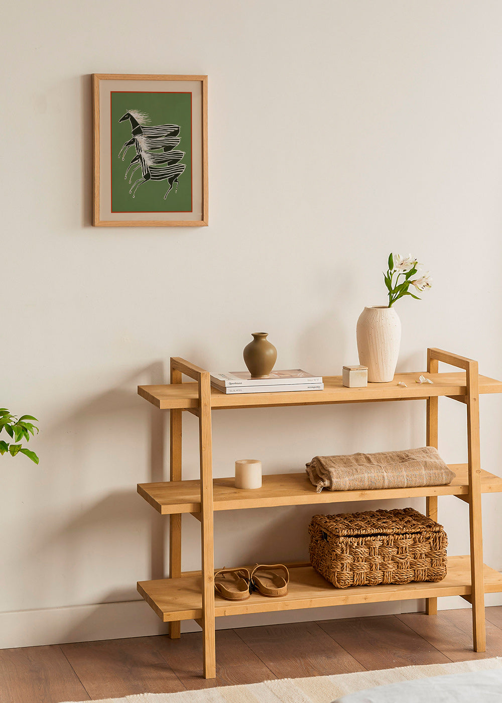 Stribede heste i lagdelt komposition – Product2