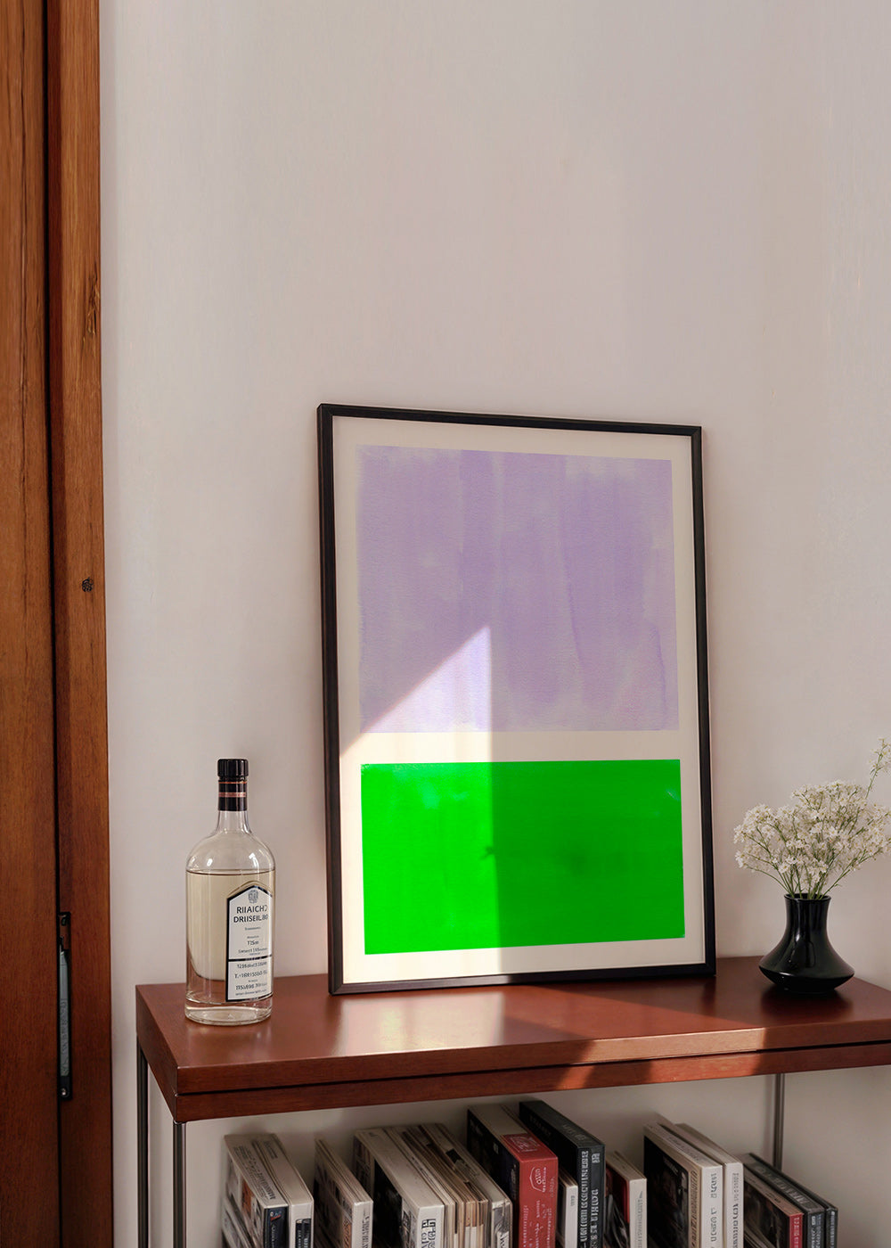 Abstrakt lavendel og grøn kunst – Product2