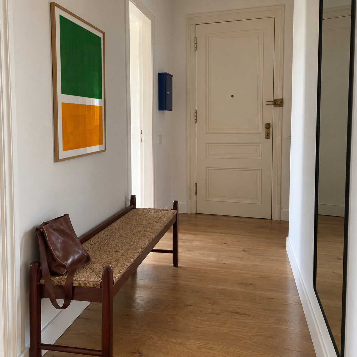 Colourfield 11 - Framed poster in an interior