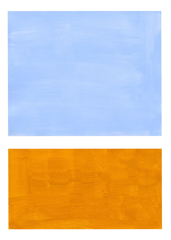 Abstract kunst med farveblokke