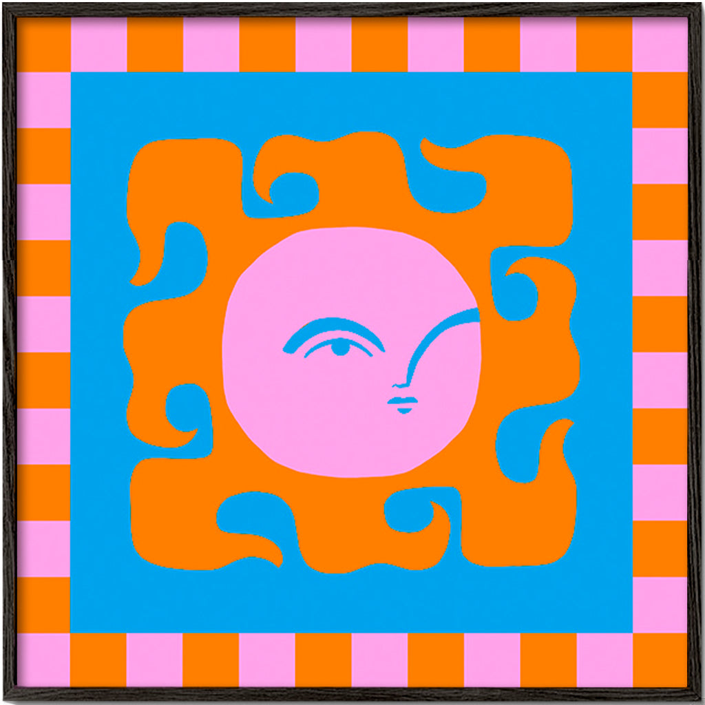 Legesyg solillustration – Black Frame