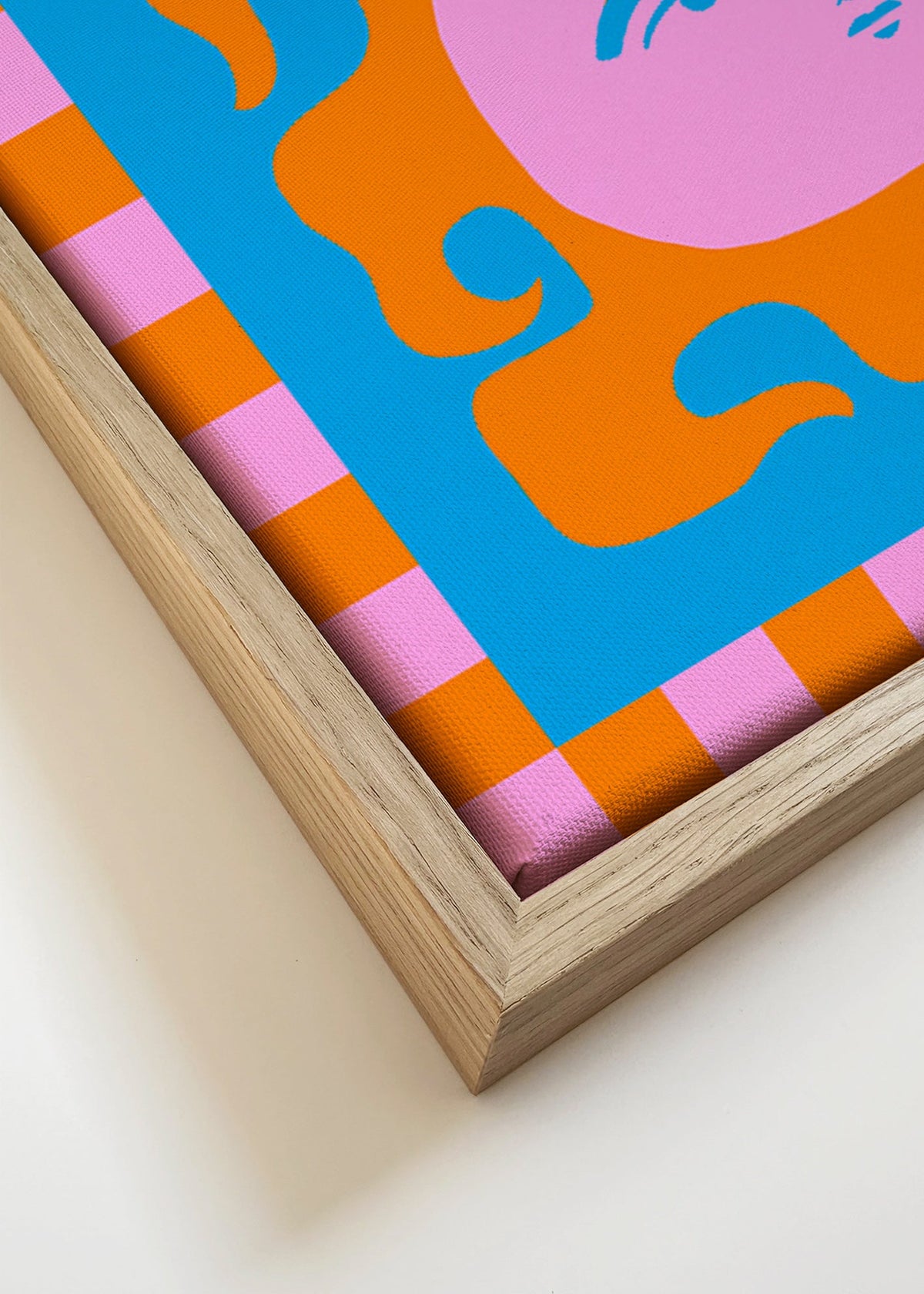 Legesyg solillustration – Canvas detail