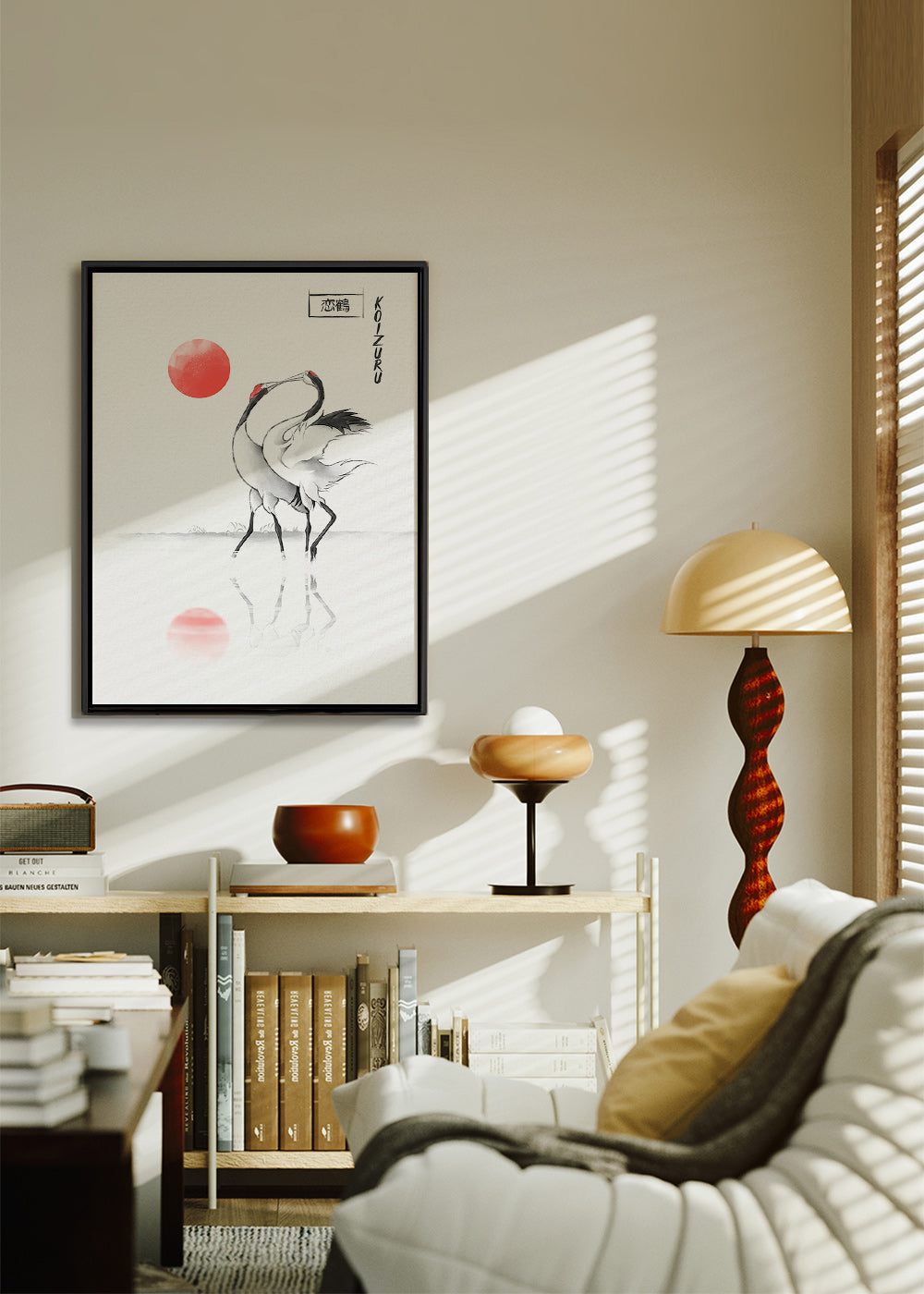 Japanske traner minimalistisk billede – Canvas1