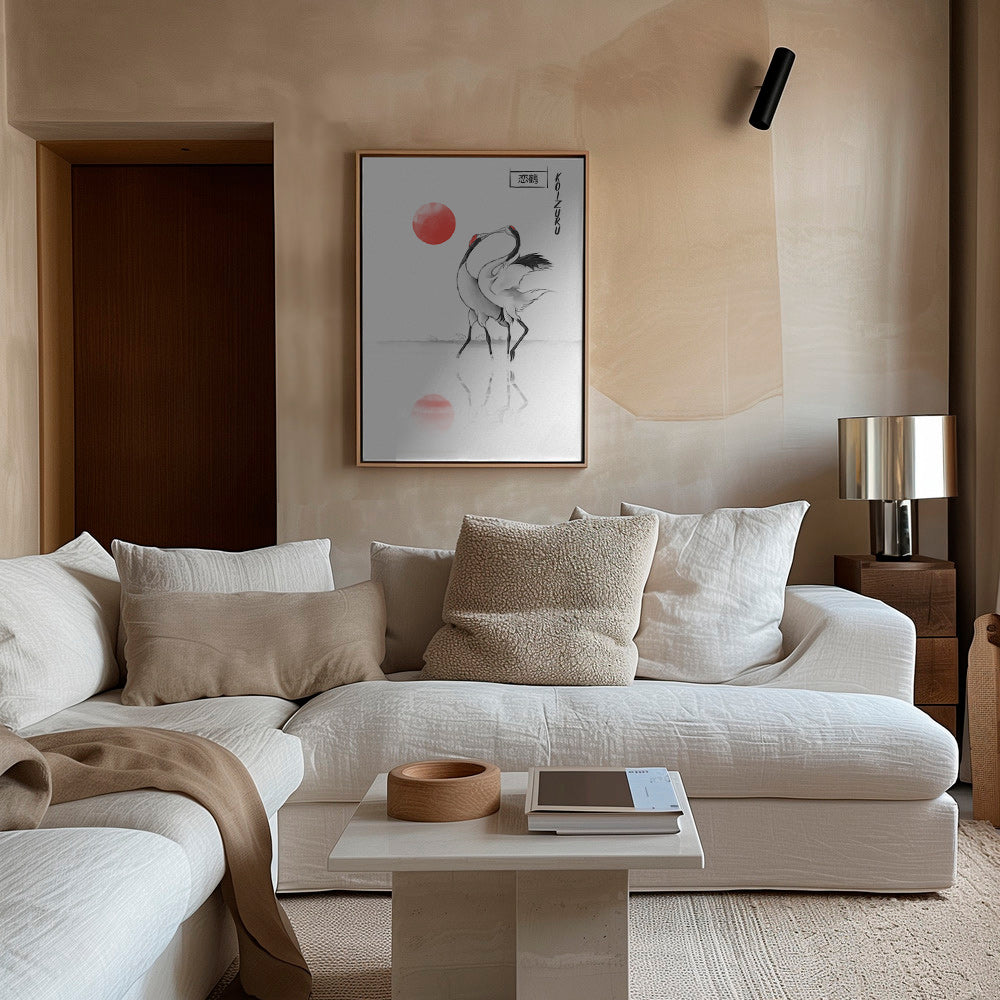 Japanske traner minimalistisk billede – Canvas2