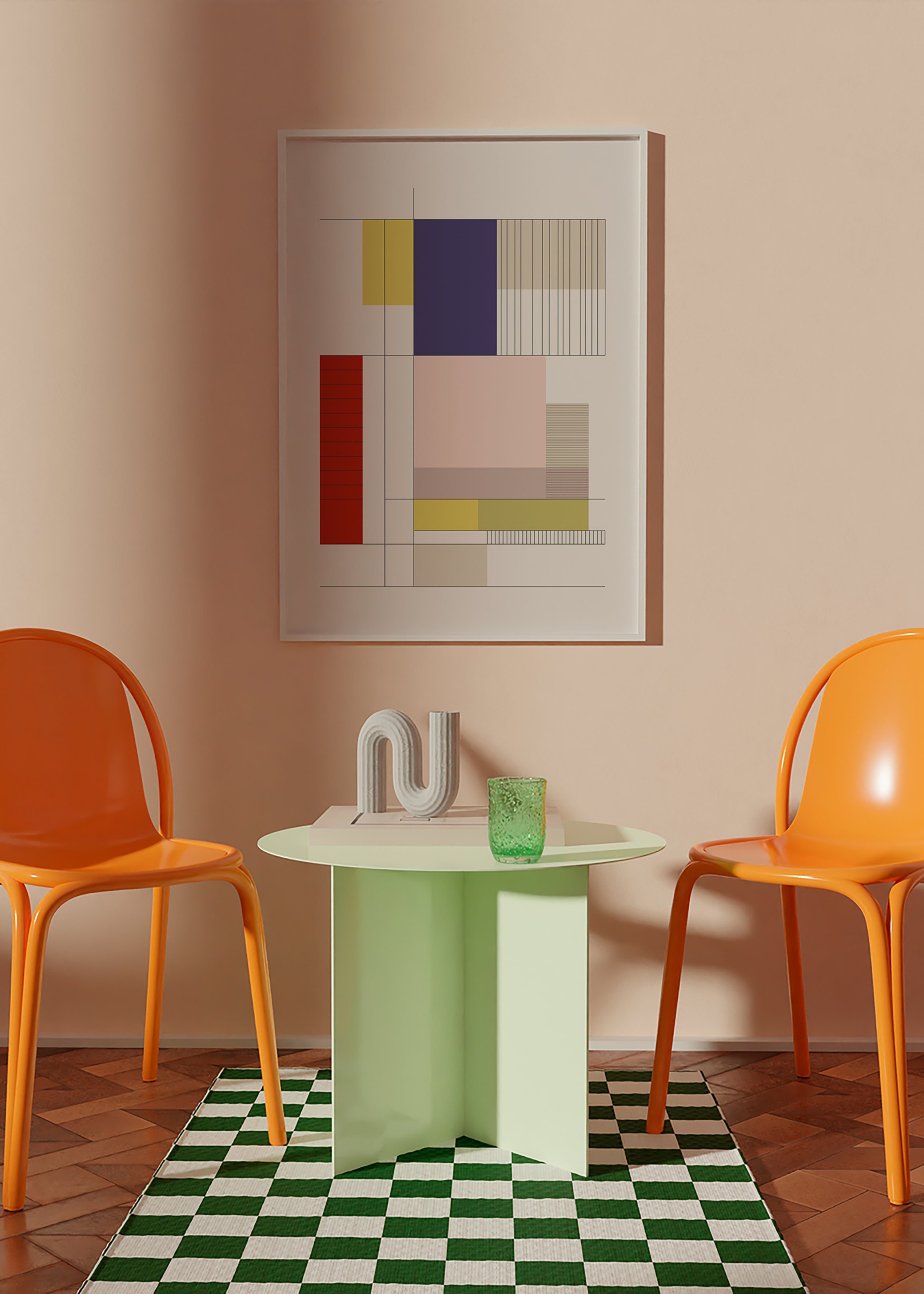 Geometrisk billede med blokke – Product2
