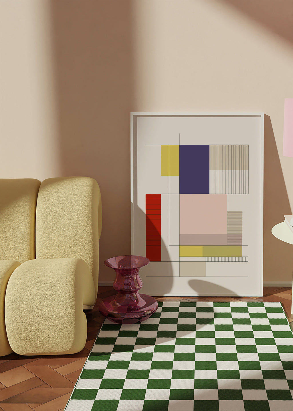 Geometrisk billede med blokke – Product3
