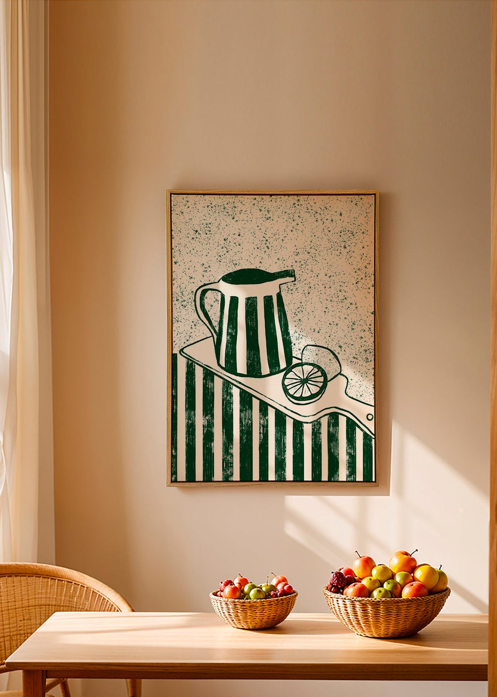 Køkkenkunst med kande og citron – Canvas1