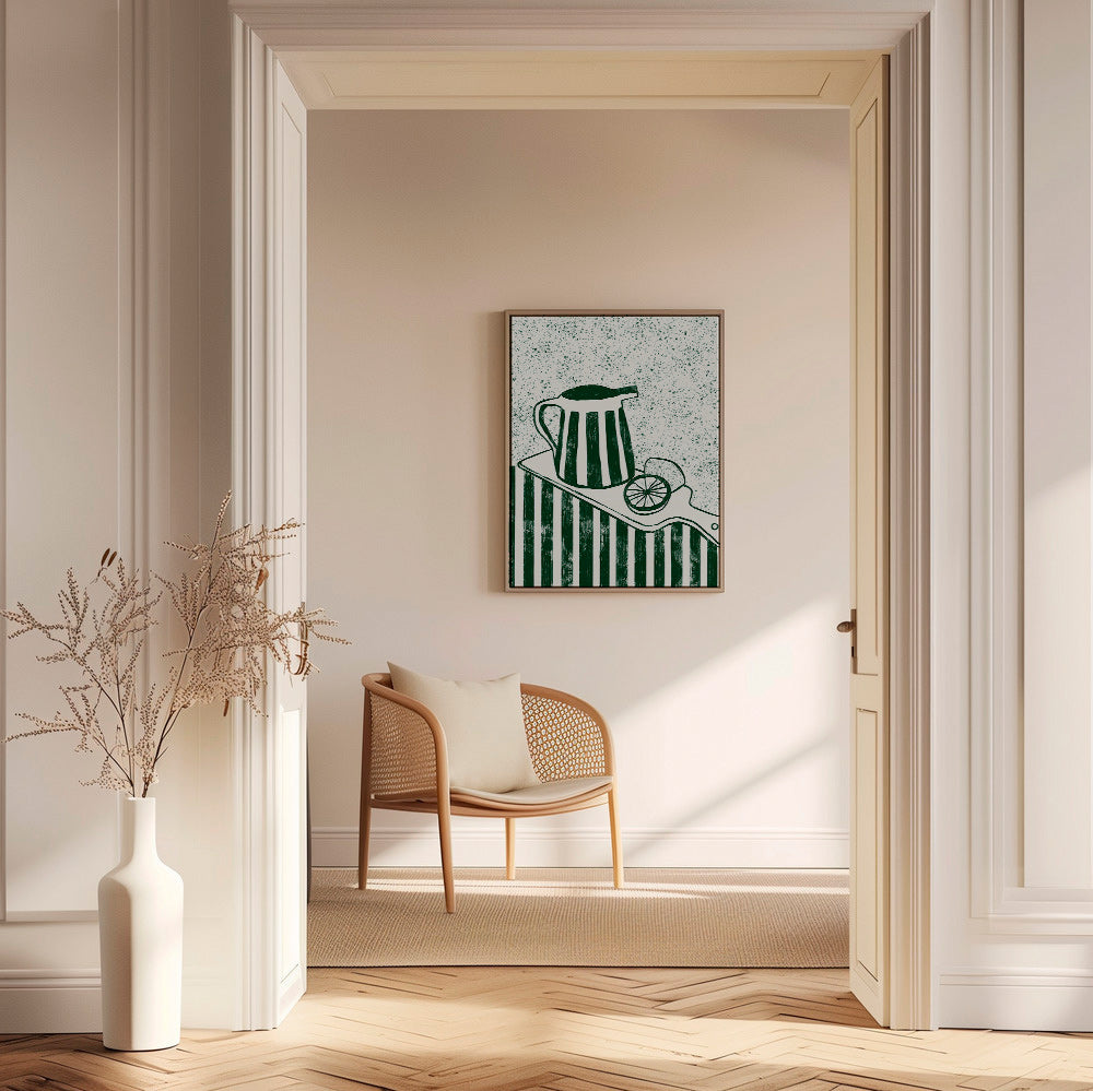 Køkkenkunst med kande og citron – Canvas2