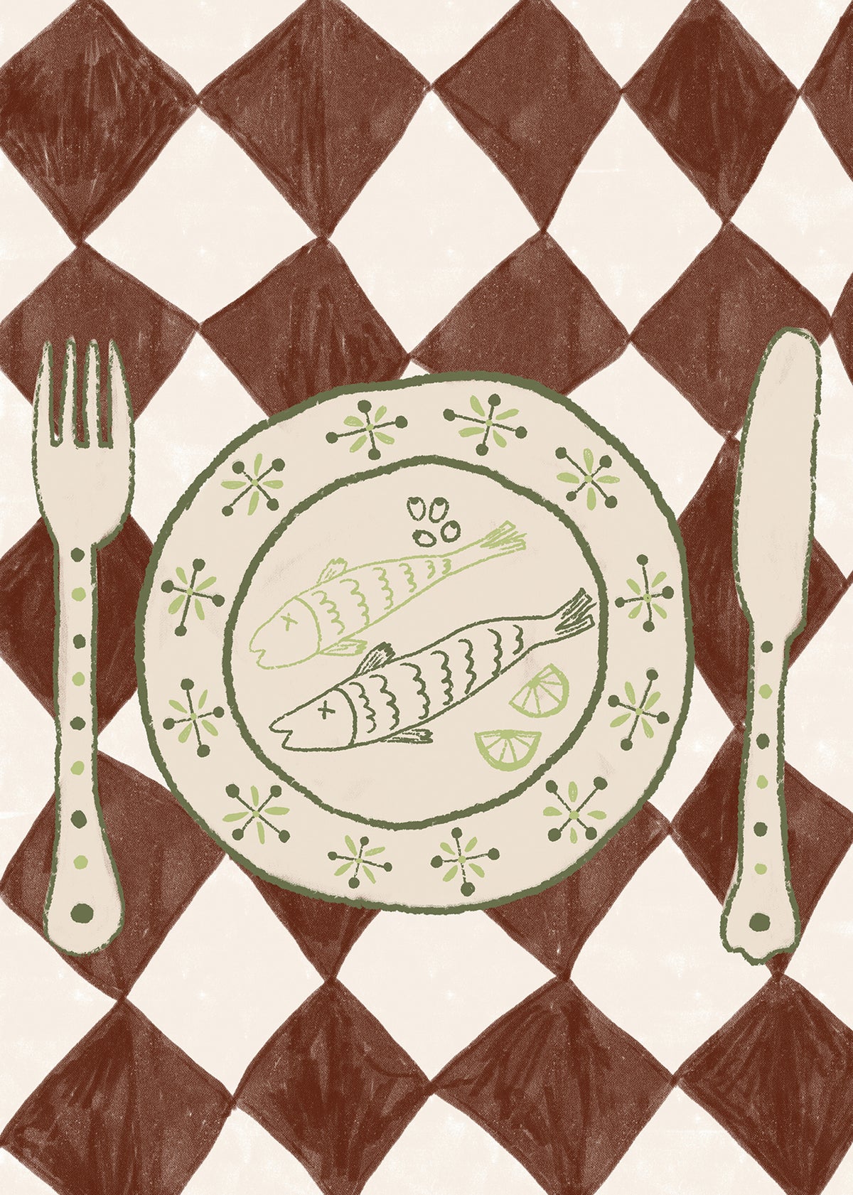 DINNER - Unframed art print
