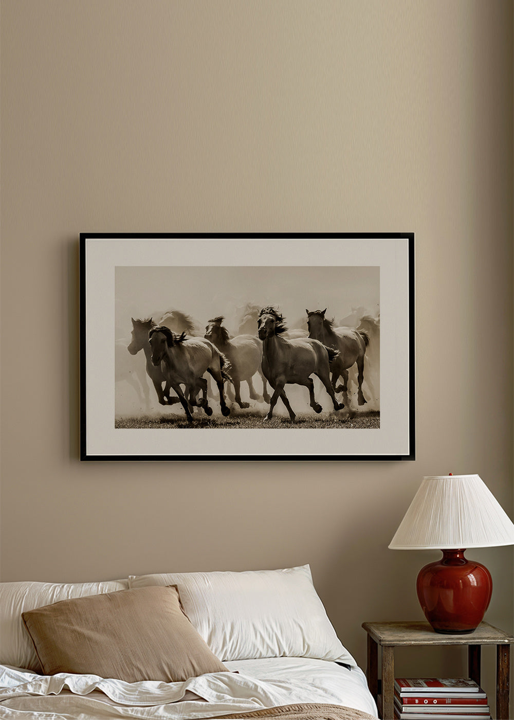 Løbende heste i sepia – Product3