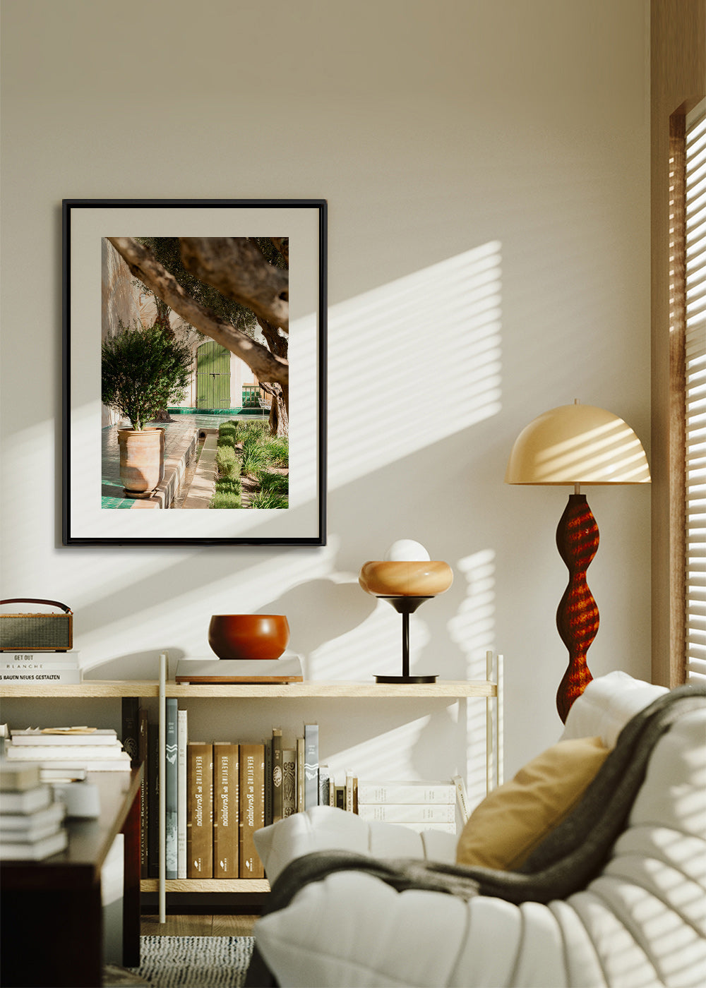 Botanisk plakat: middelhavsgård – Canvas1