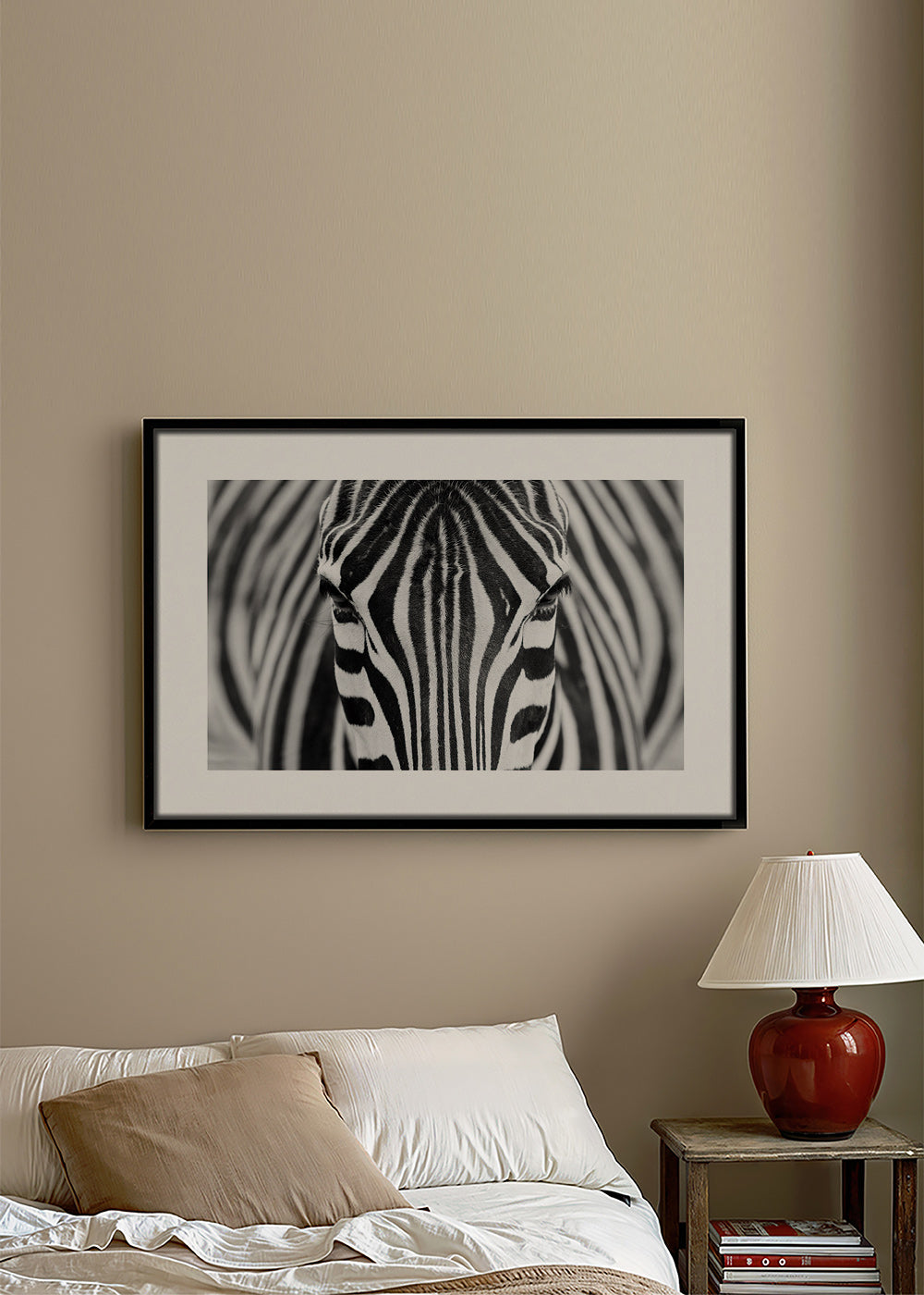 Zebra close-up fotografi – Canvas2